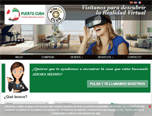 Tablet Screenshot of inmobiliariapuertocuba.com